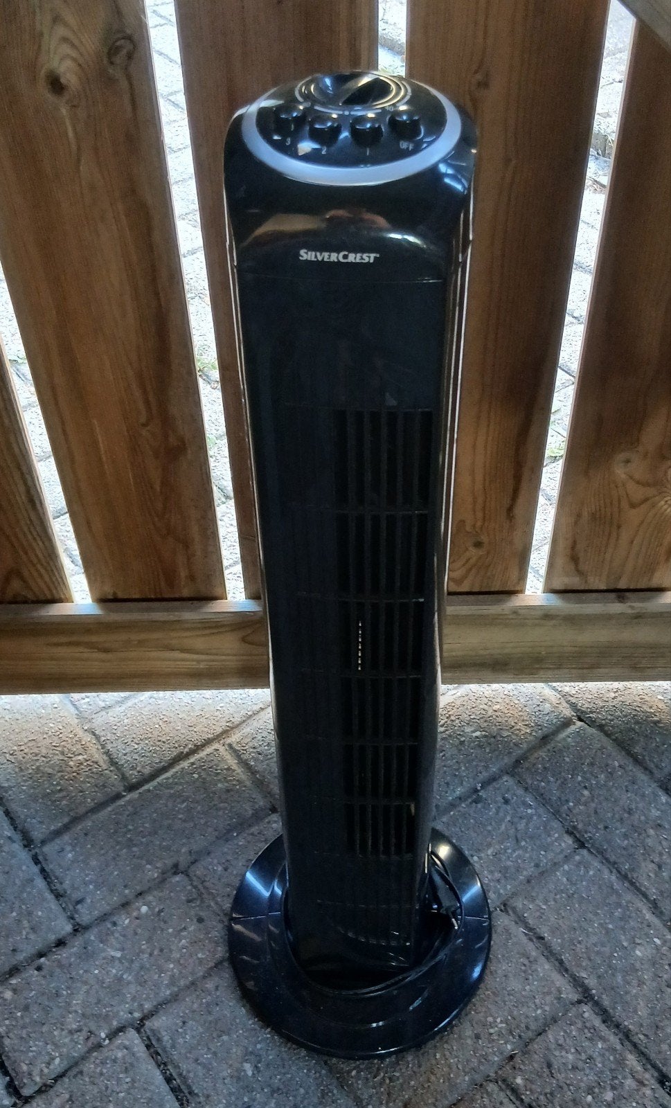 Ventilator koeler cooler verticaal met timer, Witgoed en Apparatuur, Ventilatoren, Ophalen of Verzenden, Gebruikt, Torenventilator