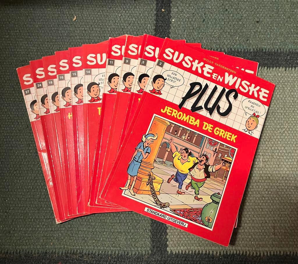 Suske en Wiske - Set van 10 uit de Plus-reeks, Meerdere stripboeken, Verzenden, Zo goed als nieuw