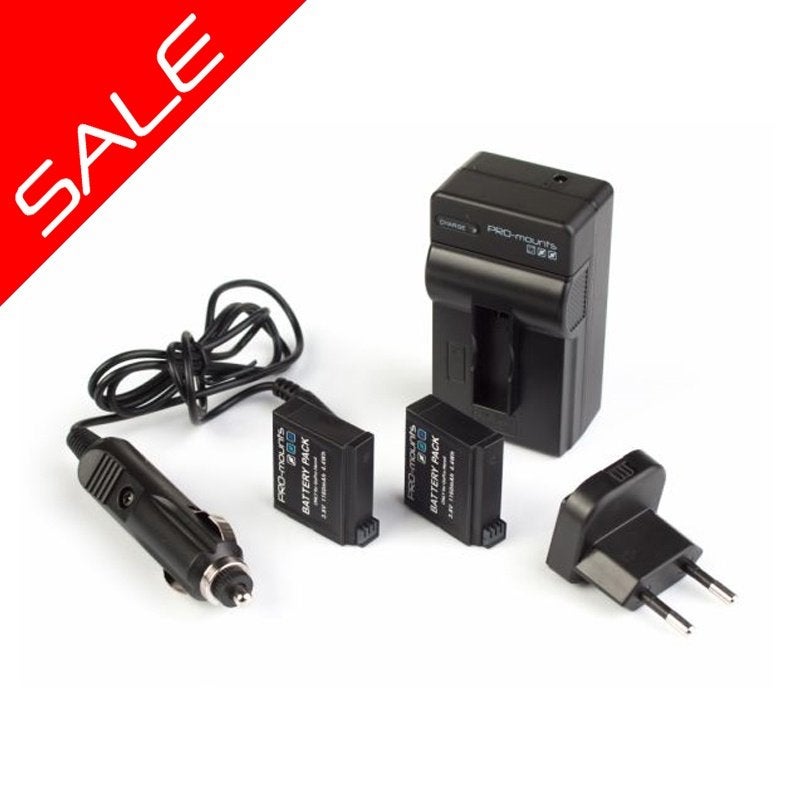 PRO-mounts Replacement Battery Kit Hero 5/6/7/8, Ophalen of Verzenden, Nieuw, GoPro