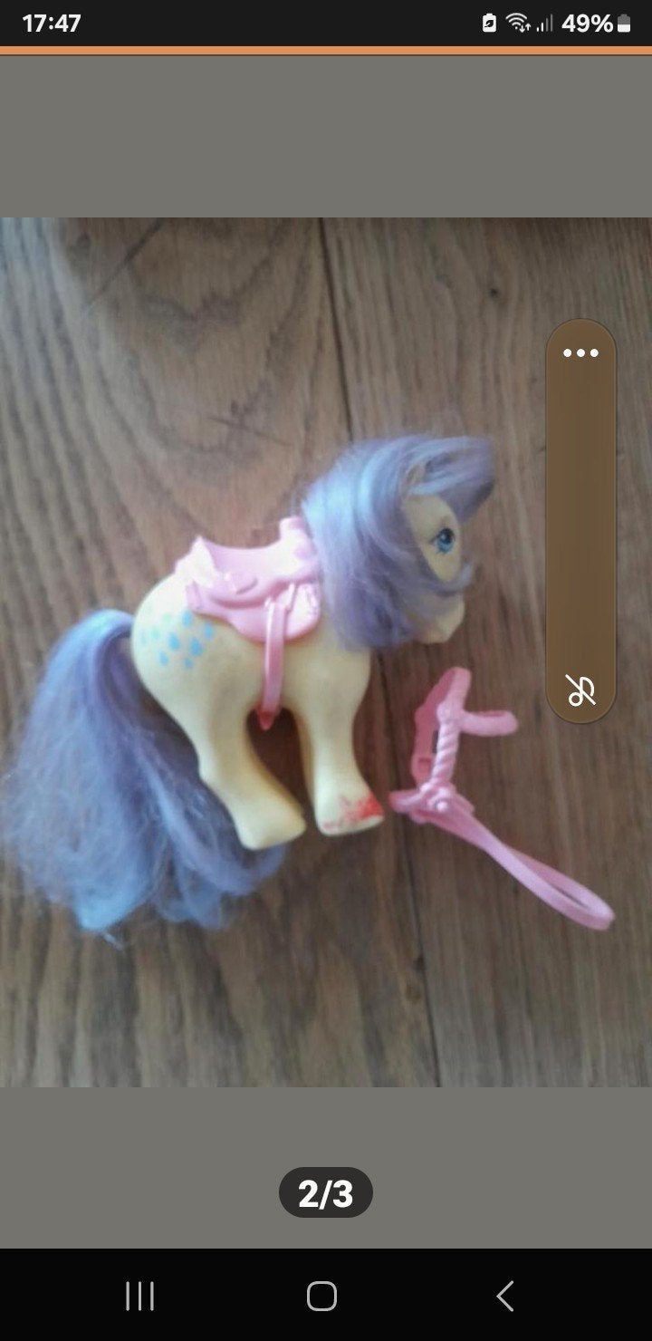 My little pony G1 lemondrop vintage incl accesoires, Ophalen of Verzenden