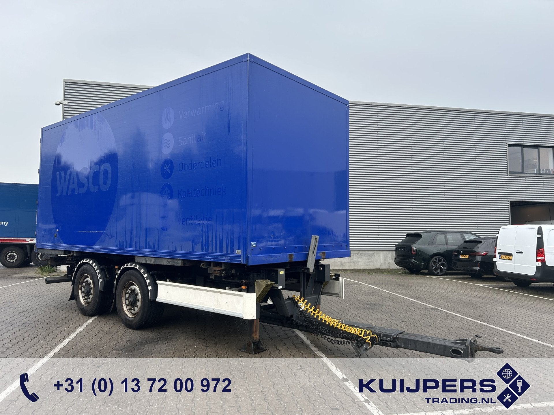 Fliegl TWP180 LZV Wipkar / Mid Axle Trailer / Trailer Coupli, Overige brandstoffen, Origineel Nederlands, Bedrijf, Aanhangers en Opleggers