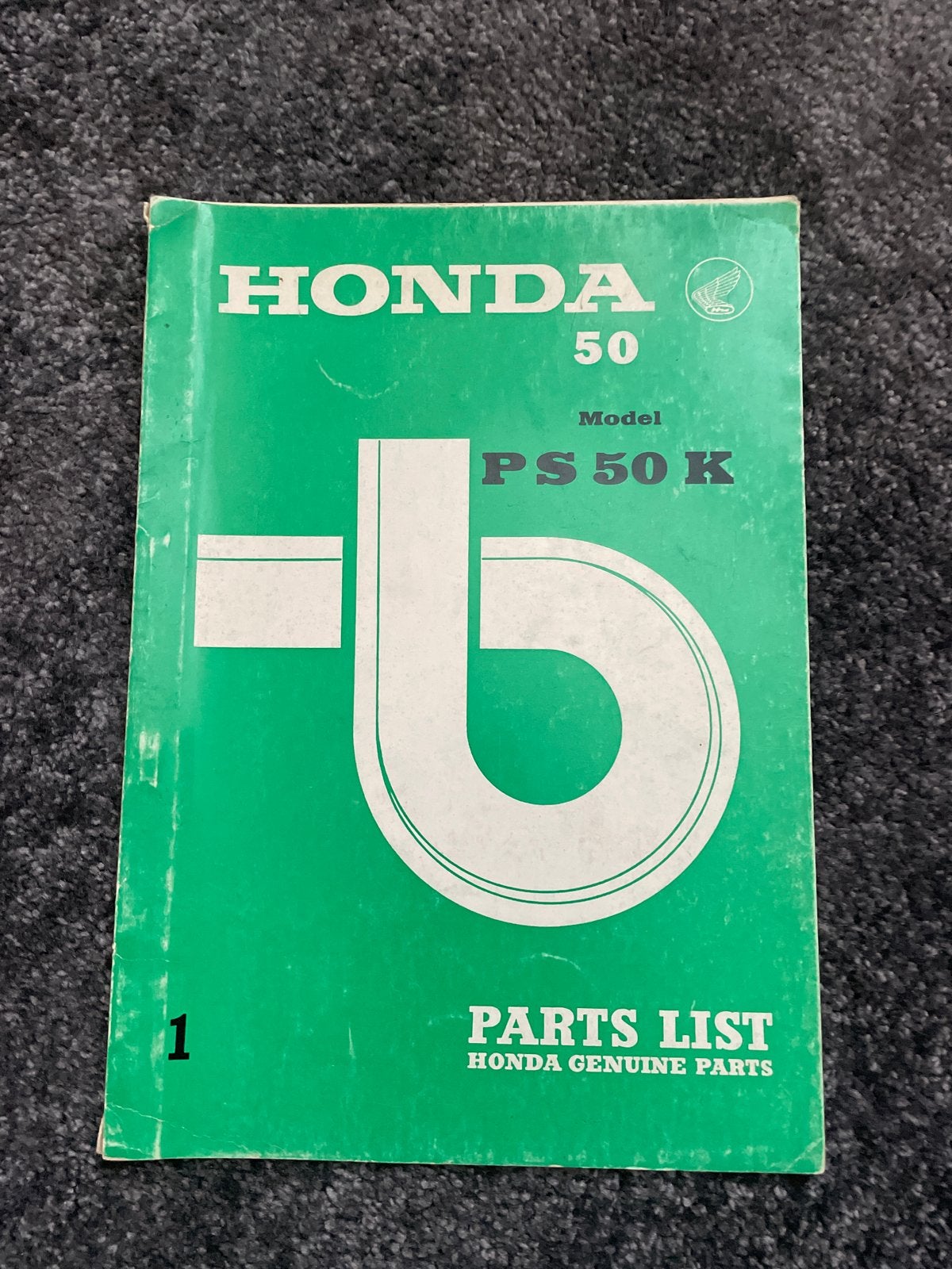 Honda PS 50 K Onderdelenlijst - Origineel Boekje, Ophalen of Verzenden, Honda