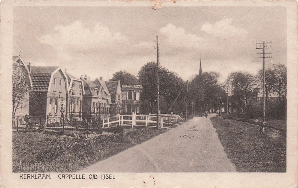 703-171-033 Kerklaan Capelle aan den Ijssel, Verzamelen, Ansichtkaarten | Nederland, Verzenden, Voor 1920, Zuid-Holland