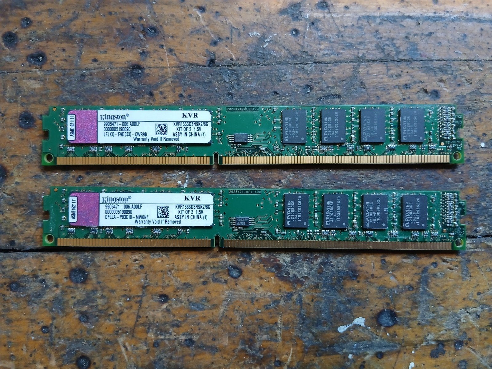 Kingston KVR1333D3N9K2/8G Ddr3 Ram Geheugen (2x8Gb), Computers en Software, RAM geheugen, Gebruikt, Kingston, Server, DDR3