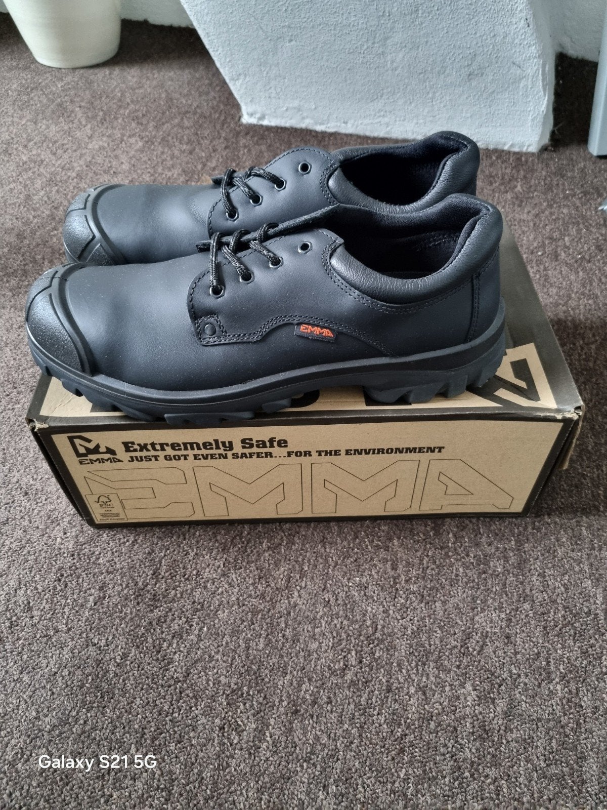 Nieuwe Emma werkschoenen, Kleding | Heren, Schoenen, Verzenden, Nieuw, Zwart, Werkschoenen