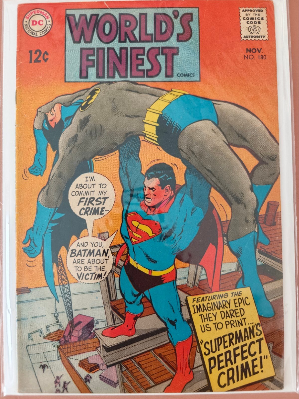 World's Finest Comics #180 (1968), Eén comic, Amerika, Ophalen of Verzenden, Zo goed als nieuw