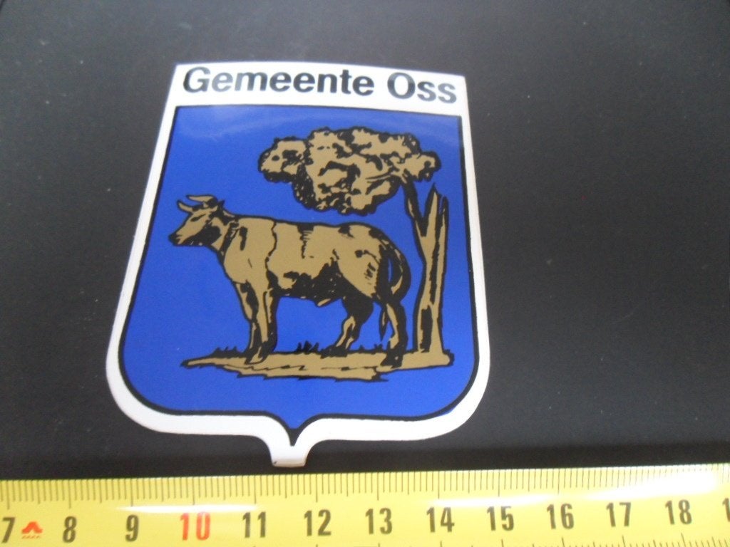 sticker Gemeente Oss  wapen, Verzamelen, Stickers, Ophalen of Verzenden, Zo goed als nieuw