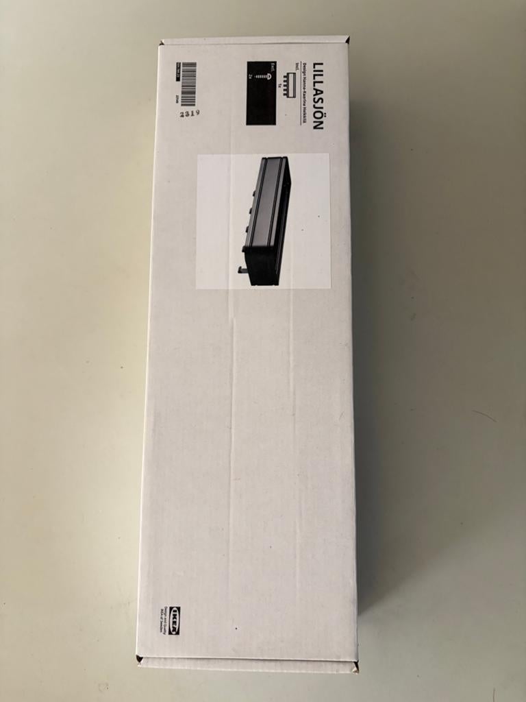 ikea LILLASJÖN Wall shelf 5 hooks, black, Ophalen, Nieuw