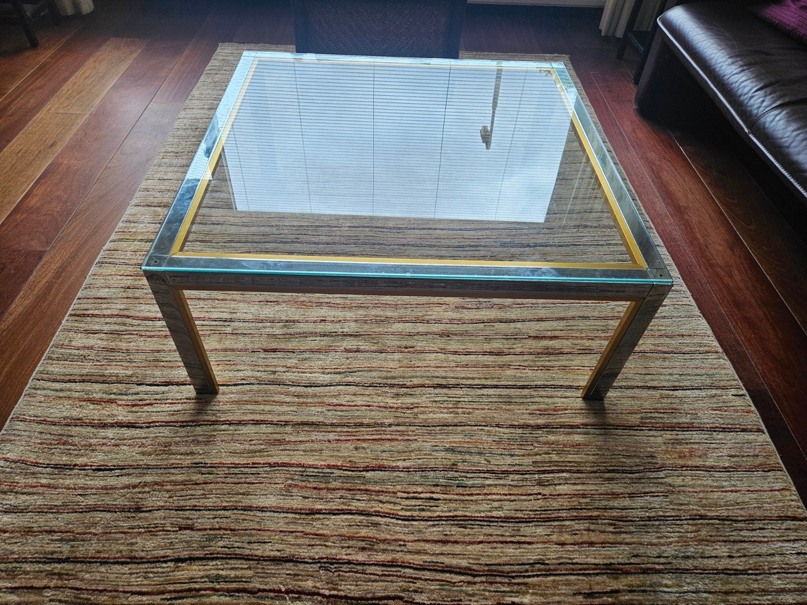 Glazen salontafels, Ophalen, Gebruikt, 50 tot 100 cm, 50 tot 100 cm
