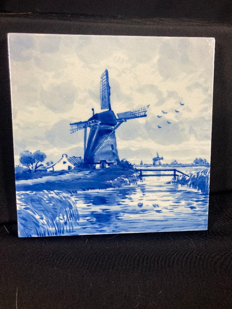 Porceleyne Fles Delfts blauwe tegel, Ophalen of Verzenden