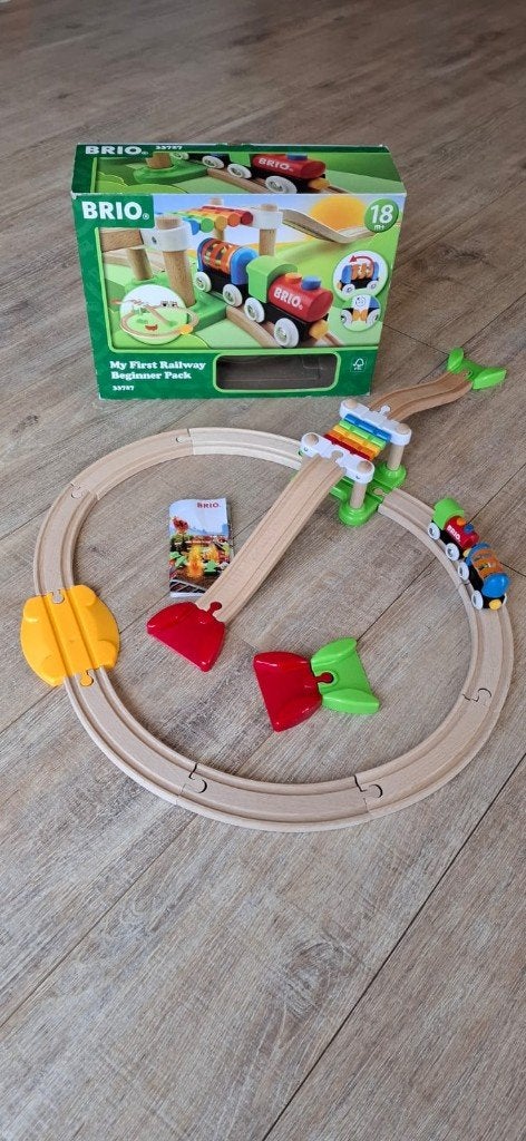 Brio My First Railway 33727 Als NIEUW, Ophalen of Verzenden, Zo goed als nieuw, Duw- of Trekspeelgoed