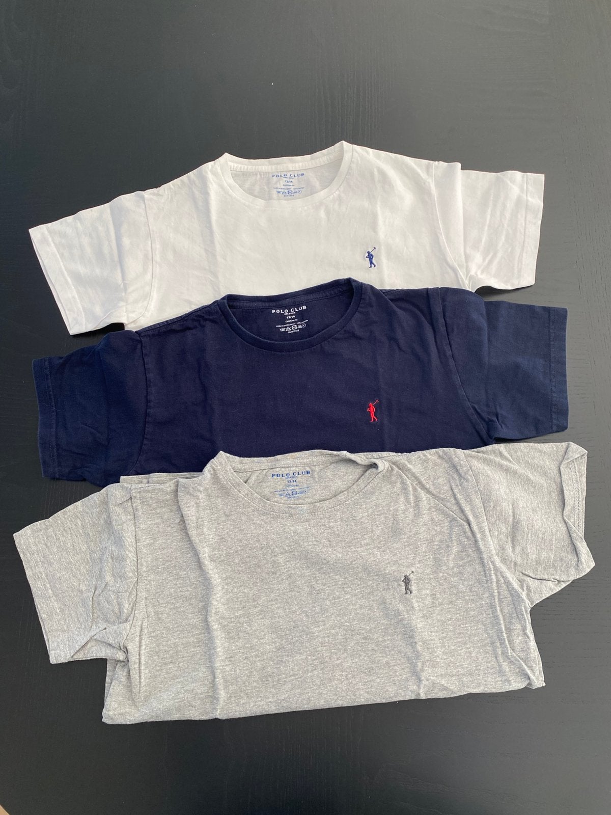 3 t-shirts merk Polo Club, maat 12/14 = maat 152, Ophalen of Verzenden, Zo goed als nieuw, Jongen, Shirt of Longsleeve
