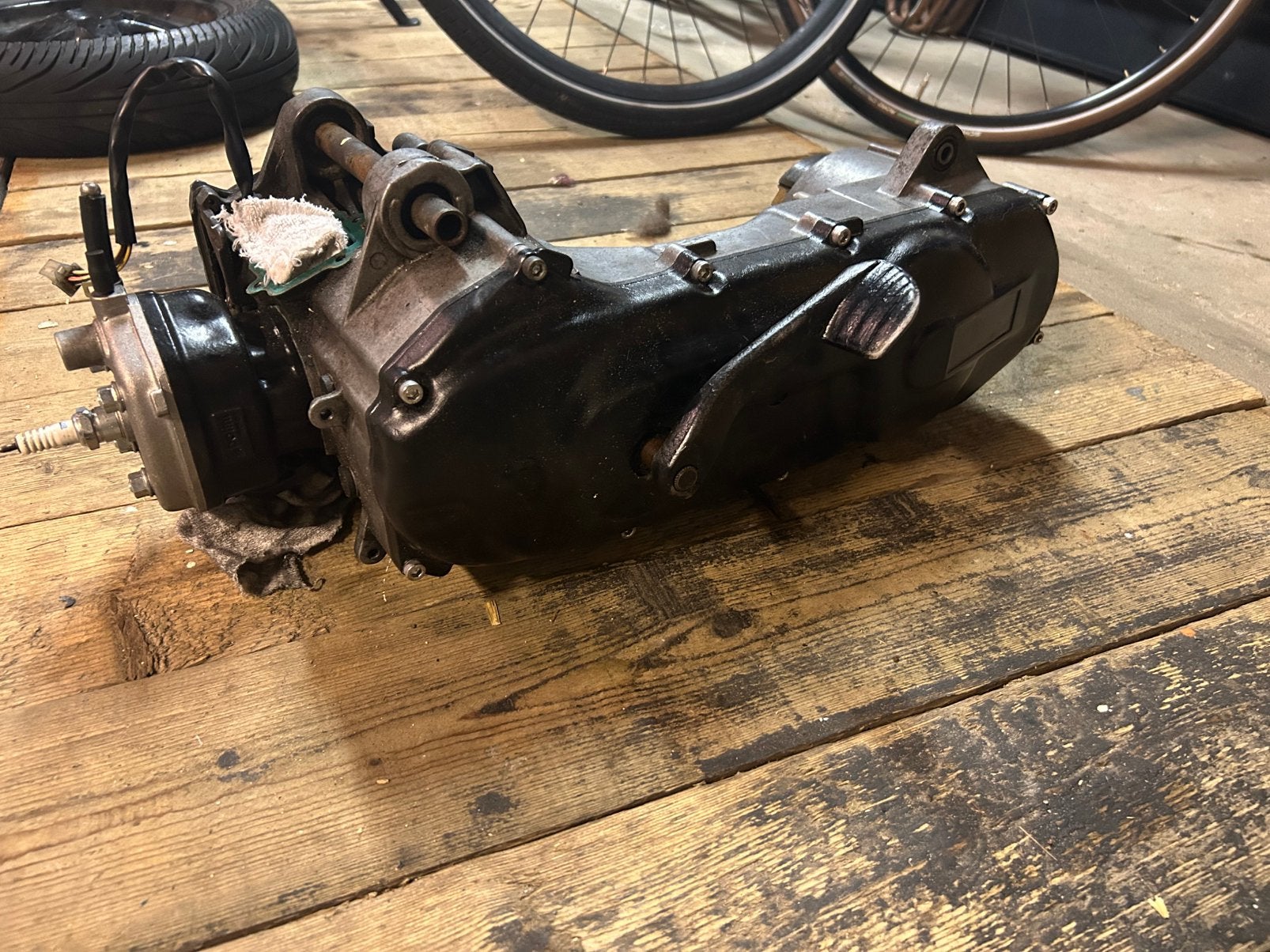 70cc Minarelli horizontaal blok, Fietsen en Brommers, Ophalen, Zo goed als nieuw, Blok, Yamaha
