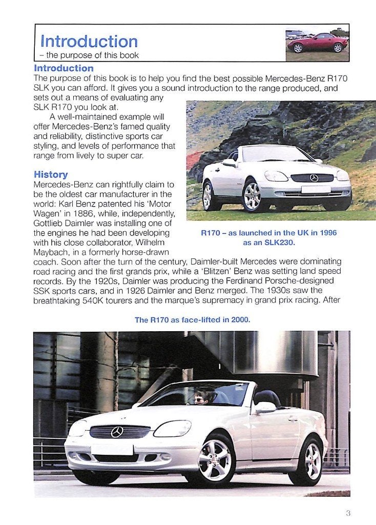 Mercedes-Benz SLK R170-serie 1996-2004, Auto diversen, Handleidingen en Instructieboekjes, Verzenden