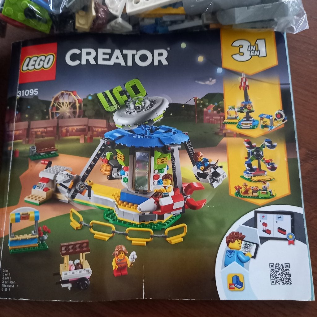 Lego creator 31095 kermisactracties, Lego, Ophalen of Verzenden, Zo goed als nieuw, Compleet