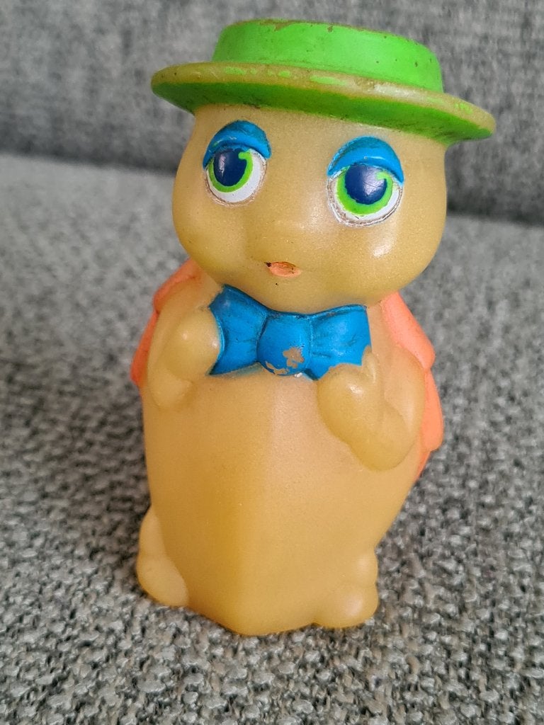 Glo friends worm glow in the dark vintage poppetje playskool, Gebruikt, Playskool hasbro, Ophalen of Verzenden, Nvt