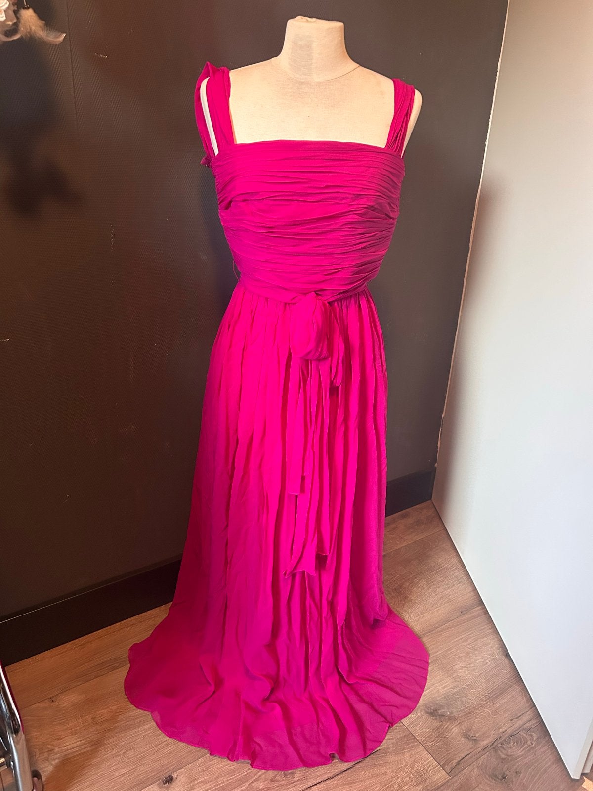 NIEUW | Luisa Spagnoli PITTURA Fuchsia Galajurk Maat 36, Nieuw, Ophalen of Verzenden, Roze, Maat 36 (S)