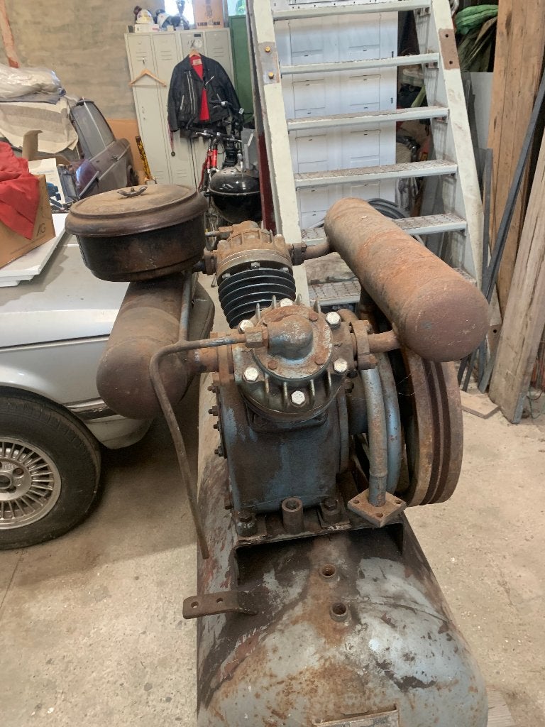 grasso compressorpomp, Doe-het-zelf en Verbouw, Compressors, Ophalen, Gebruikt, 6 tot 10 bar, 200 tot 400 liter/min