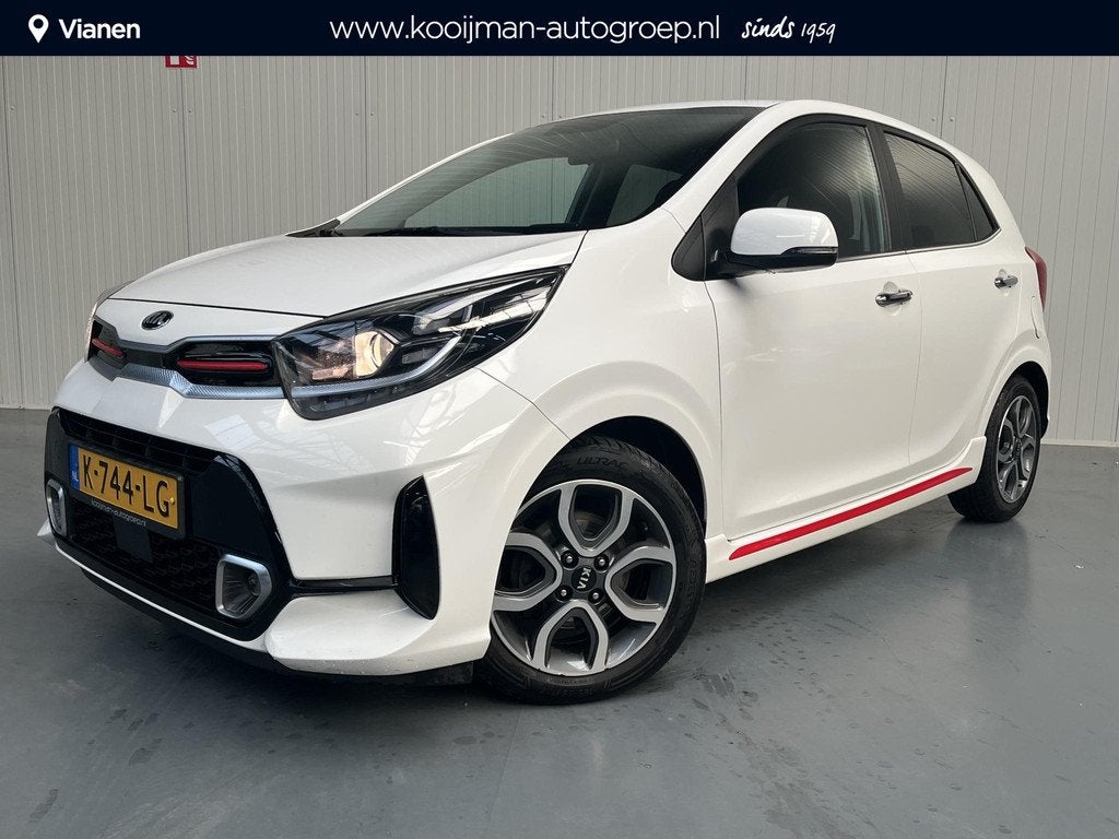 Kia Picanto 1.0 DPi GT-Line, Auto's, Kia, Bedrijf, Te koop, Picanto, ABS, Achteruitrijcamera, Airbags, Airconditioning, Alarm