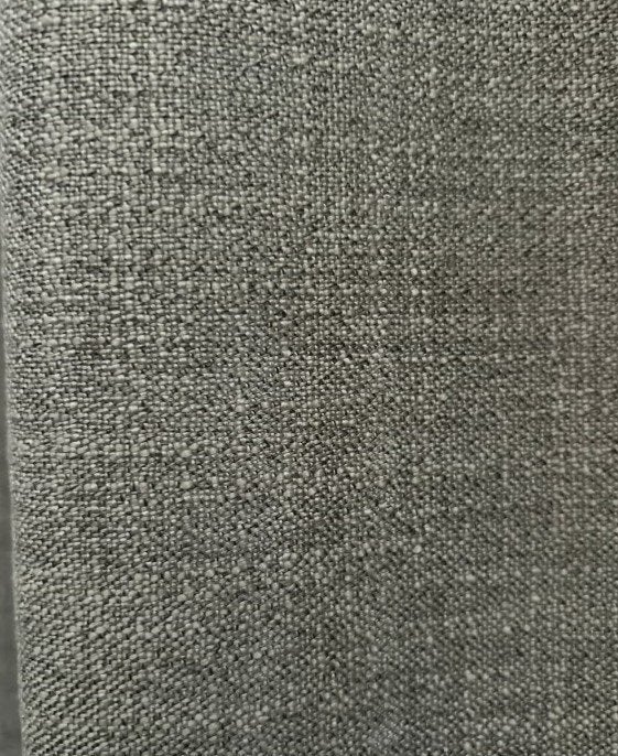 Mooie taupe sier gordijnen met vlinderplooi, z.g.a.n., Ophalen of Verzenden, Zo goed als nieuw, Beige, Gordijn