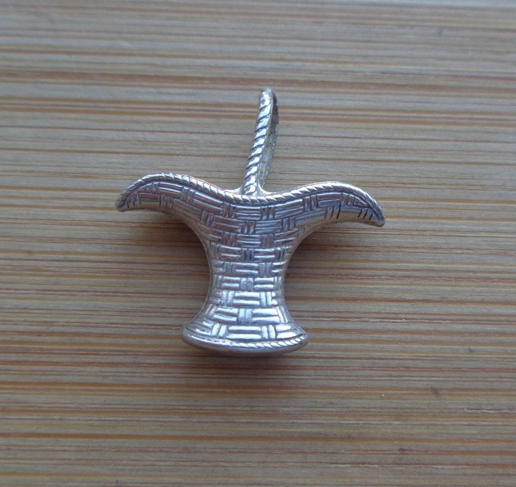 zilveren vintage bedel mand [908], Sieraden, Tassen en Uiterlijk, Antieke sieraden, Verzenden, Zilver, Hanger