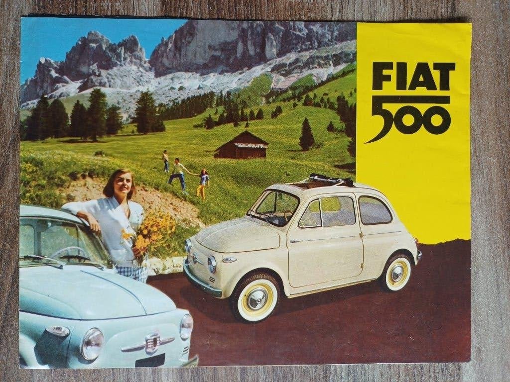 Fiat 500 brochure, Ophalen of Verzenden, Gelezen, Overige merken