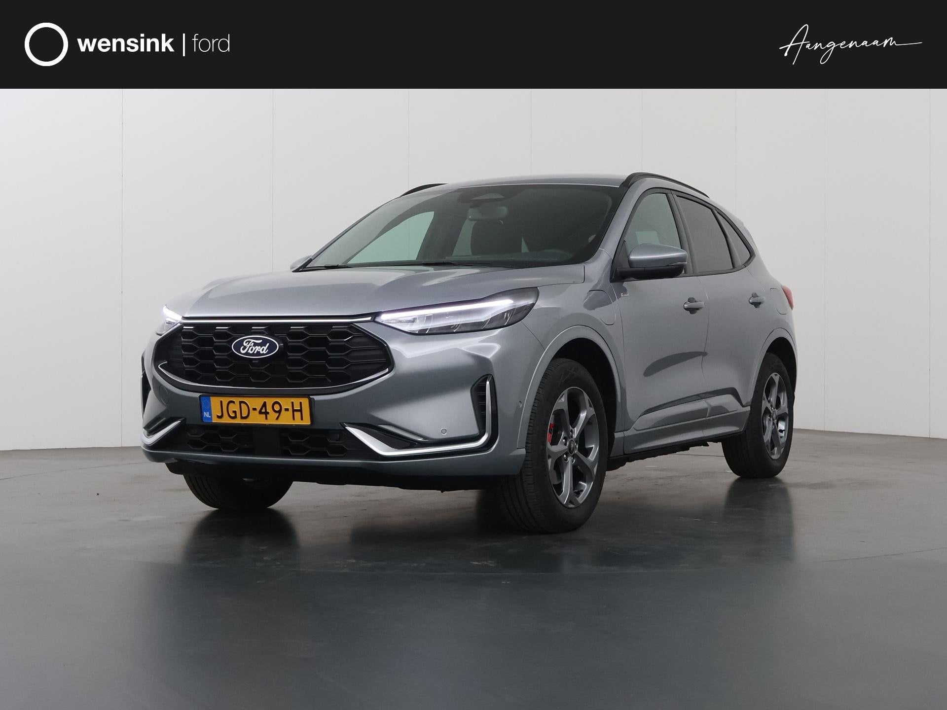 Ford Kuga 2.5 PHEV ST-Line X | Winterpakket | 360 Camera |, Auto's, 14 kWh, Gebruikt, Leder en Stof, Bedrijf