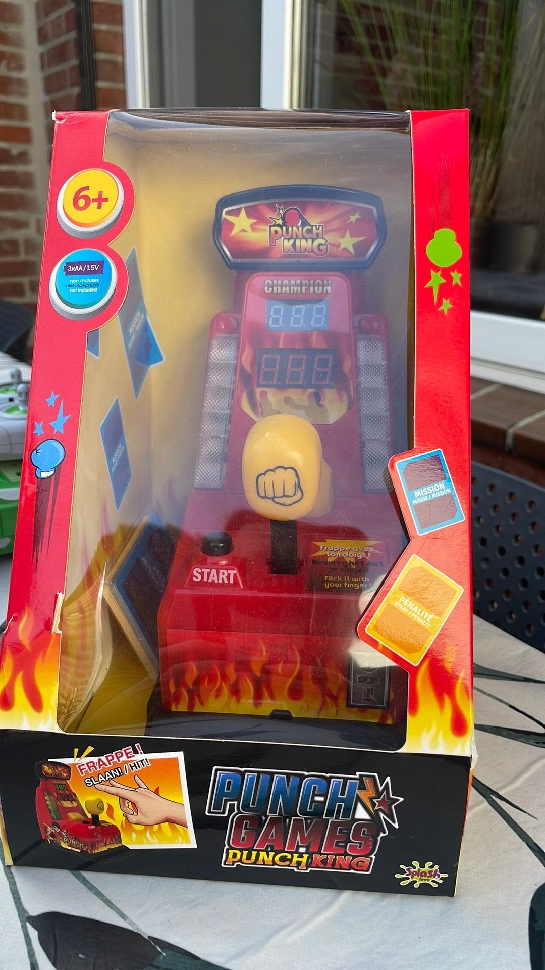 Punch game nieuw in doos, 1 speler, Ophalen, Zo goed als nieuw, Vanaf 3 jaar