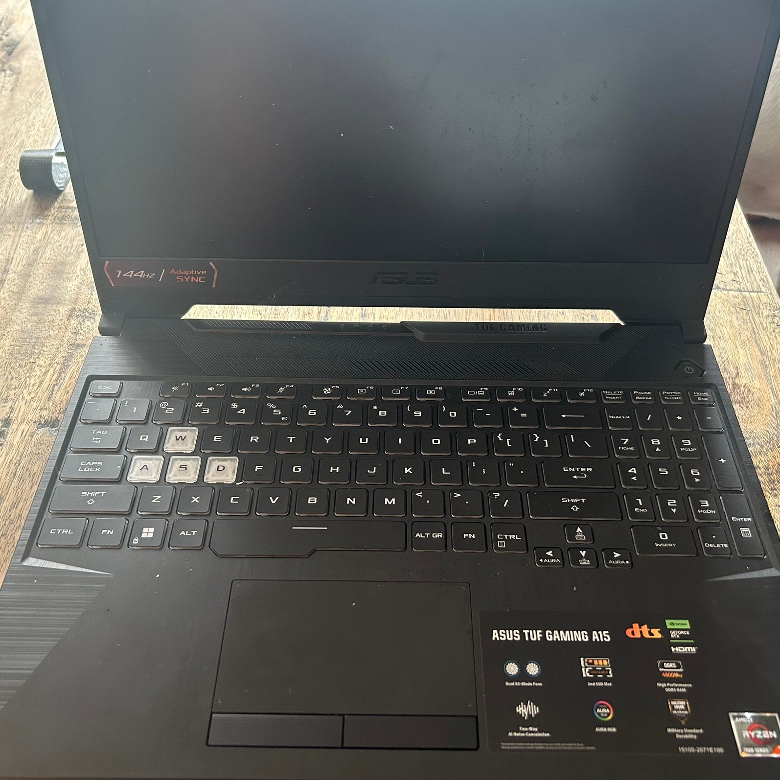 Asus tuf gaming a15, 2 tot 3 Ghz, 15 inch, Ophalen of Verzenden, Zo goed als nieuw