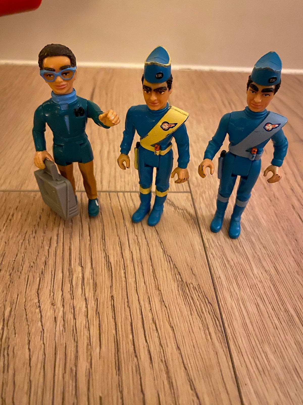 Thunderbirds 2 met figuren en Thunderbird 4, Ophalen of Verzenden, Gebruikt