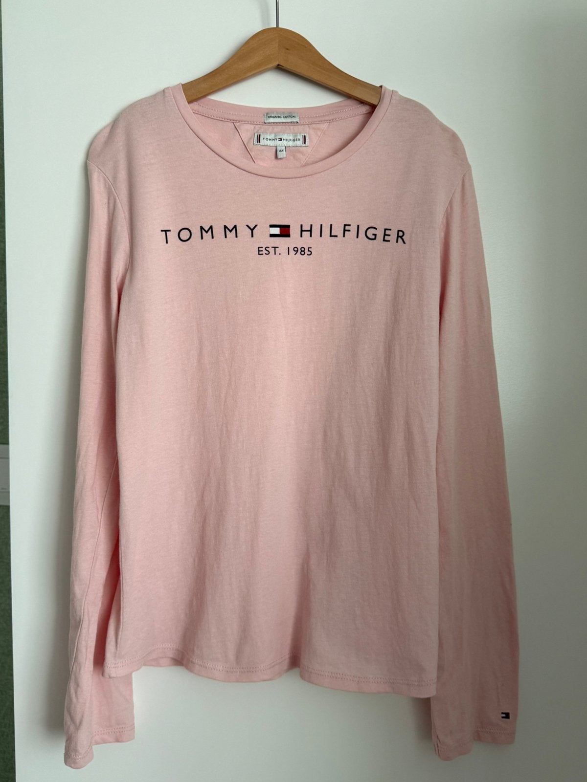 Meisjes Tommy Hilfiger maat 164 longsleeve xs dames trui, Ophalen of Verzenden, Zo goed als nieuw, Lange mouw, Roze
