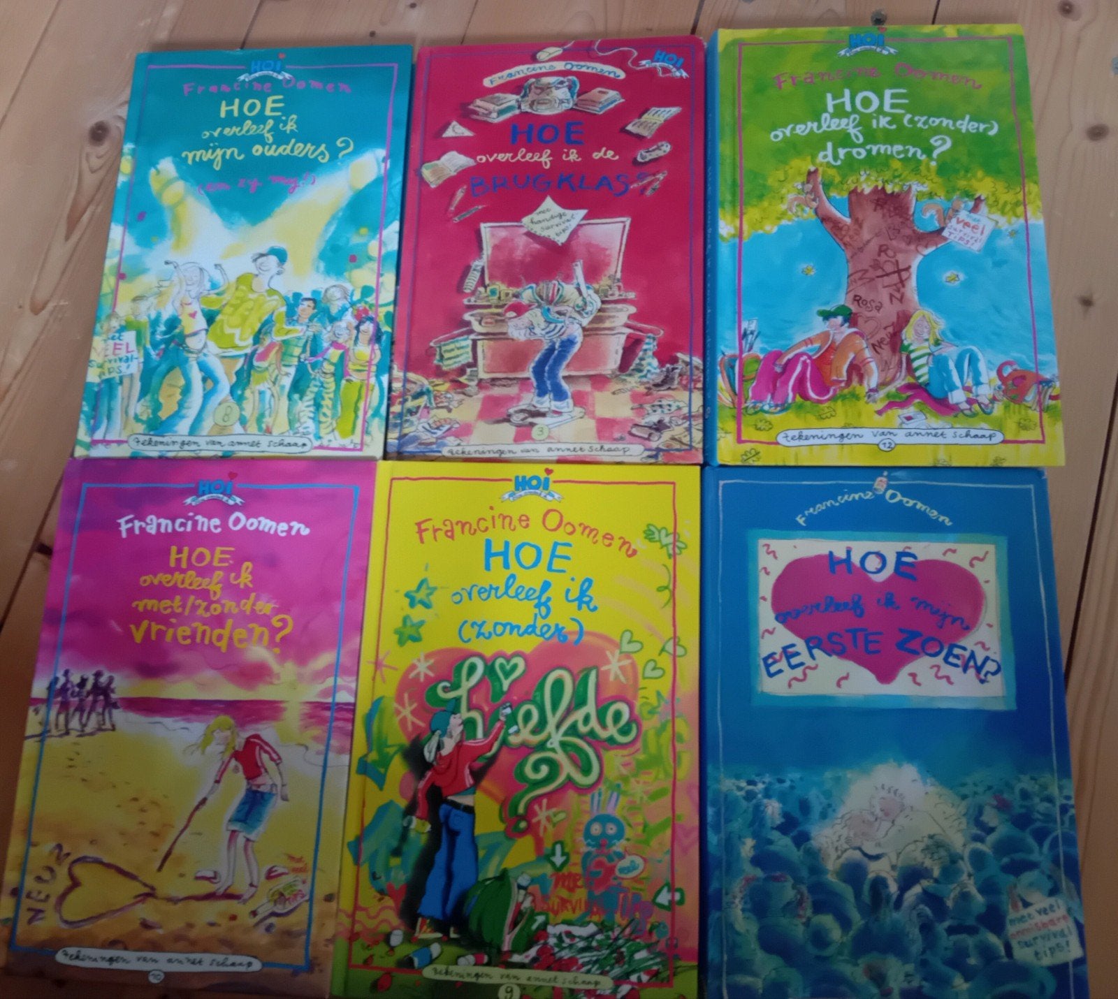 6 Hoe overleef ik ... boeken - Francine Oomen (Set of los), Boeken, Ophalen of Verzenden, Gelezen, Francine Oomen, Fictie