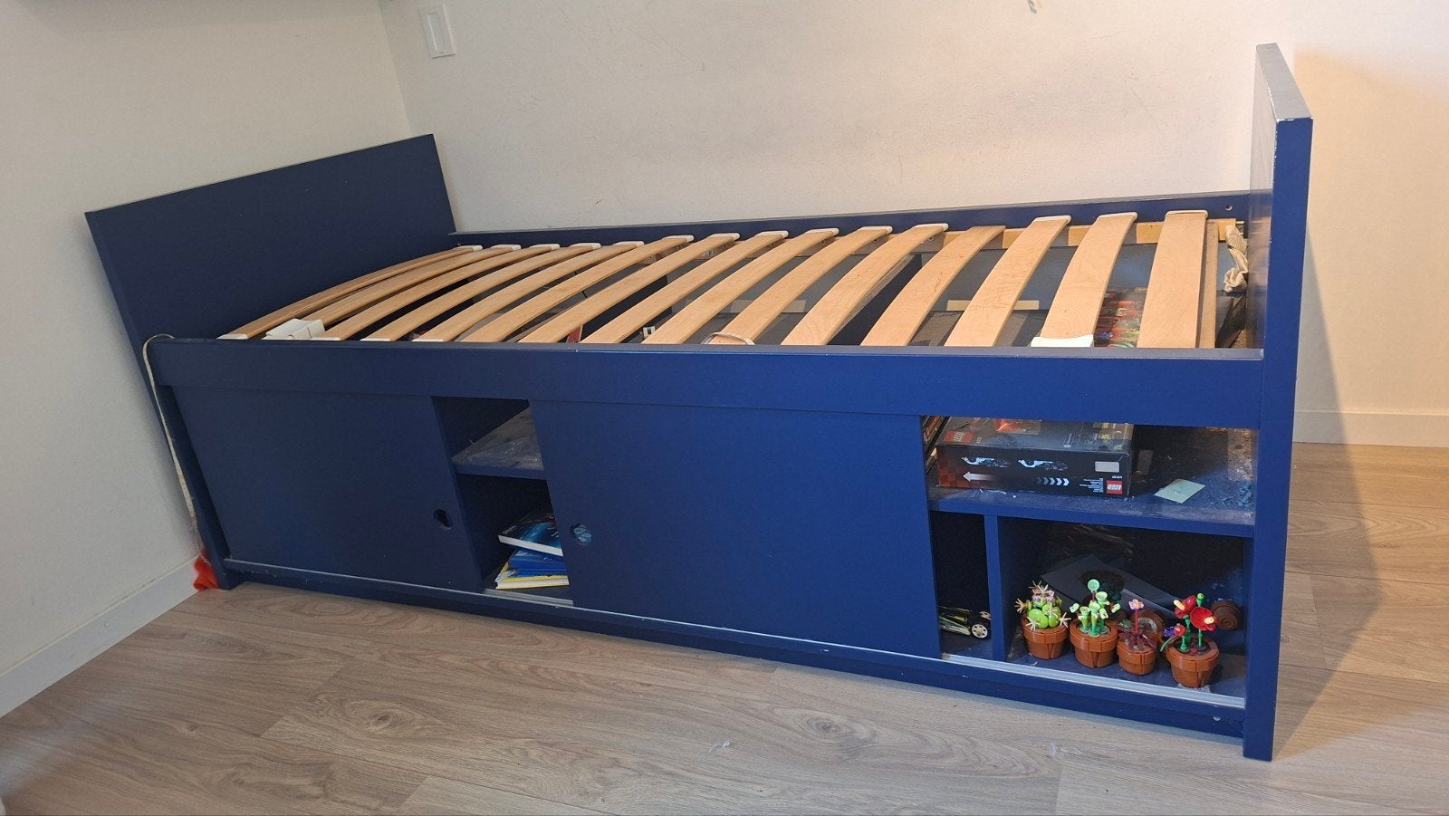 1 persoons bed GRATIS AF TE HALEN, Ophalen, Gebruikt, 90 cm, Eenpersoons