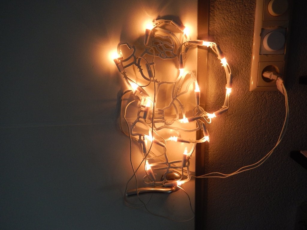 Kerst verlichting: Kerstman (zgan), Diversen, Kerst, Ophalen, Zo goed als nieuw
