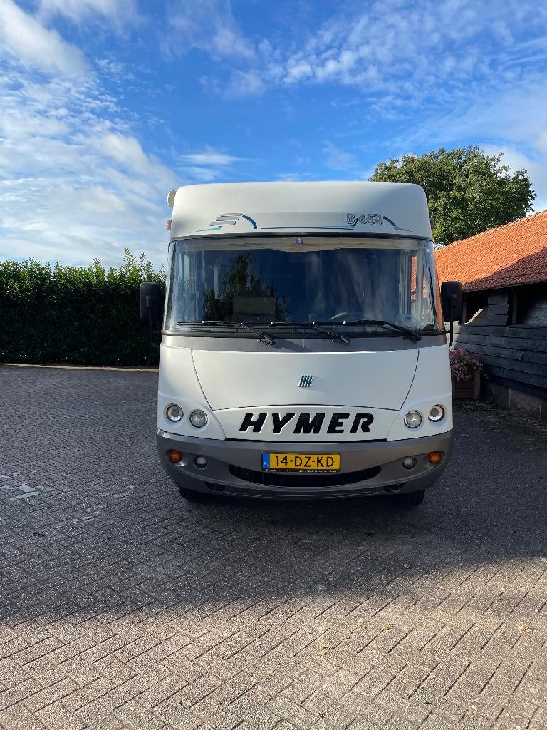 Hymer B654 € 18.950, Caravans en Kamperen, Integraal, Ringverwarming, Afzuigkap, Fiat