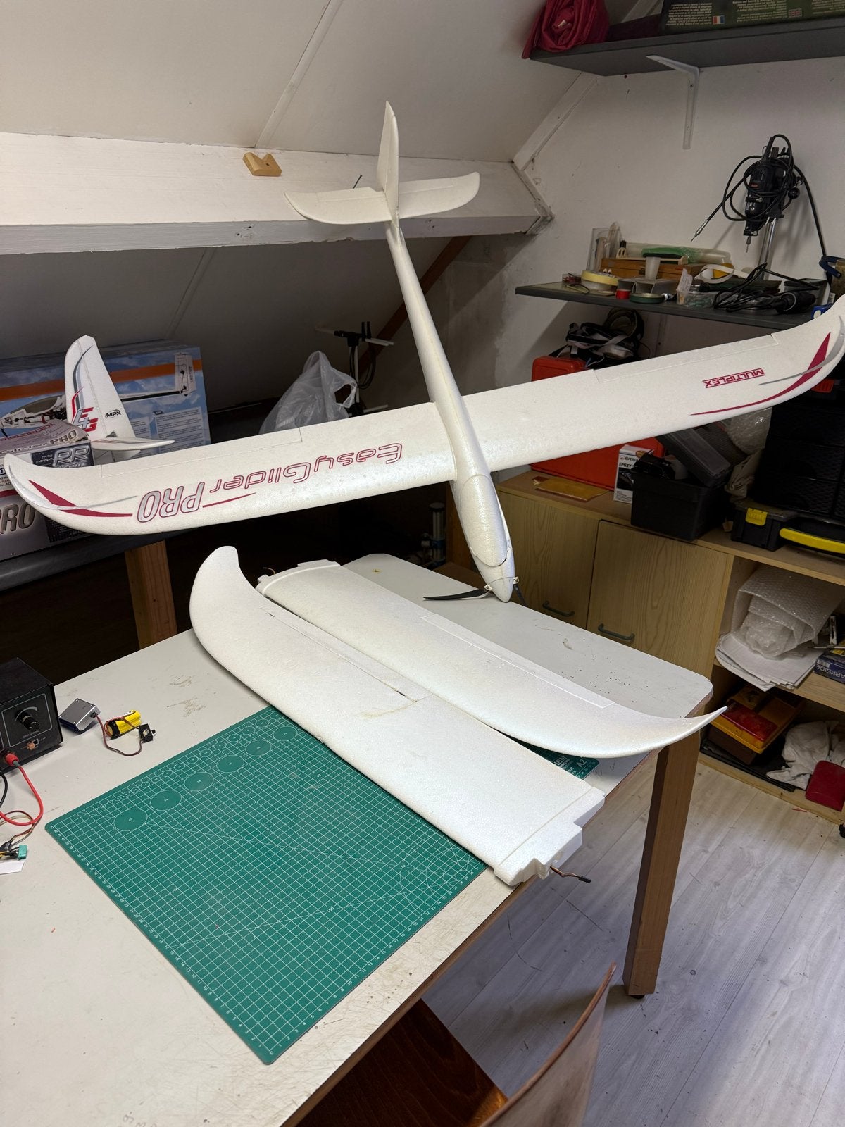 EasyGlider PRO RC Zweefvliegtuig - gebruikt maar in orde, Hobby en Vrije tijd, Overige merken, Ophalen of Verzenden, Zo goed als nieuw