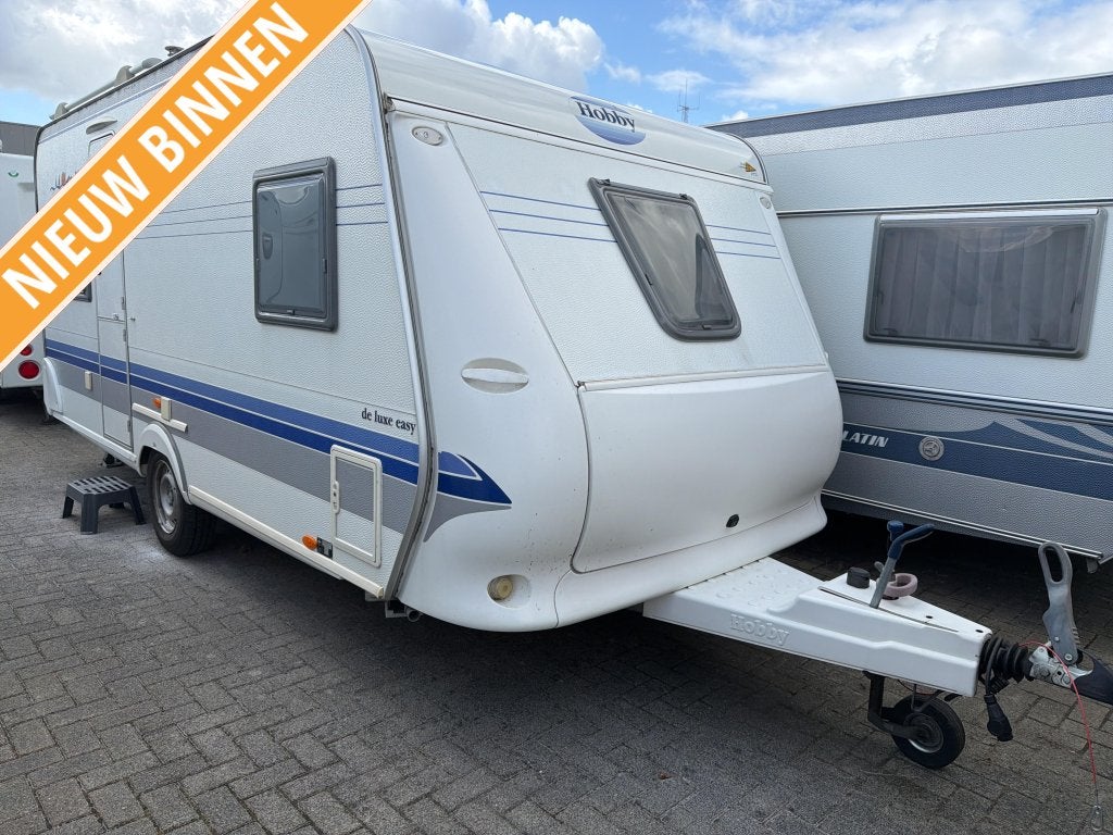 Hobby De Luxe 460 UFE, Caravans en Kamperen, Caravans, Ringverwarming, Rondzit, Hobby, Bedrijf