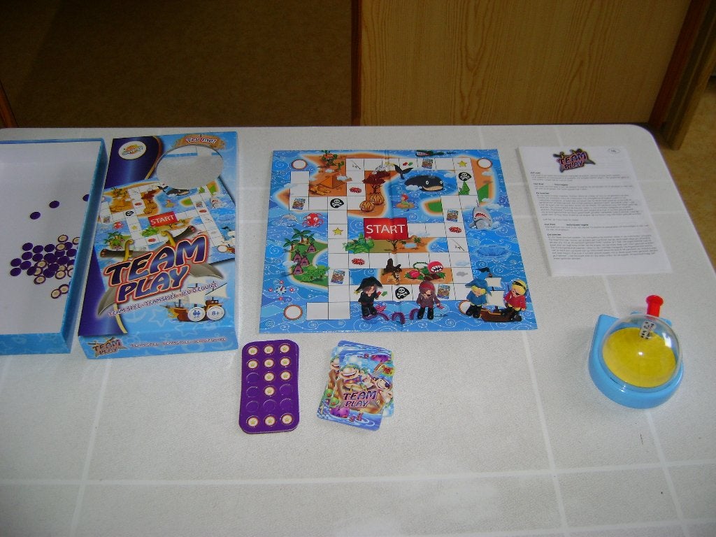 educatief piratenspel met drukknop team play met spelregels, Kinderen en Baby's, Ophalen of Verzenden, Zo goed als nieuw, Ontdekken