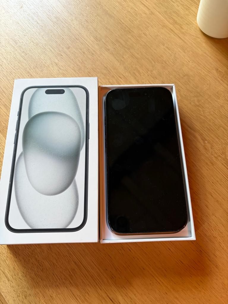iPhone 15 128GB, IPhone 15, Zwart, Ophalen of Verzenden, Zonder simlock