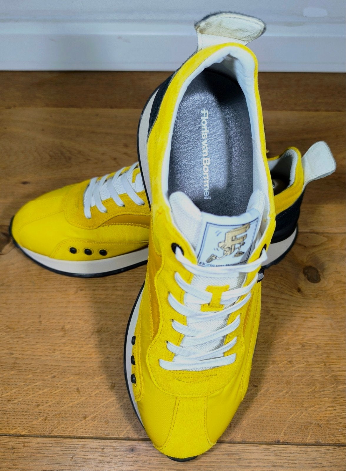 Floris van Bommel herenschoenen maat 8,5 / 42,5, Ophalen, Overige kleuren, Floris van Bommel, Sneakers of Gympen