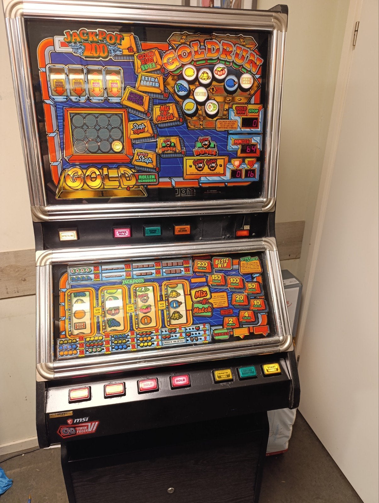 Gokkast Goldrun - Collectors Item met Minigames, Euro, Ophalen, Gebruikt