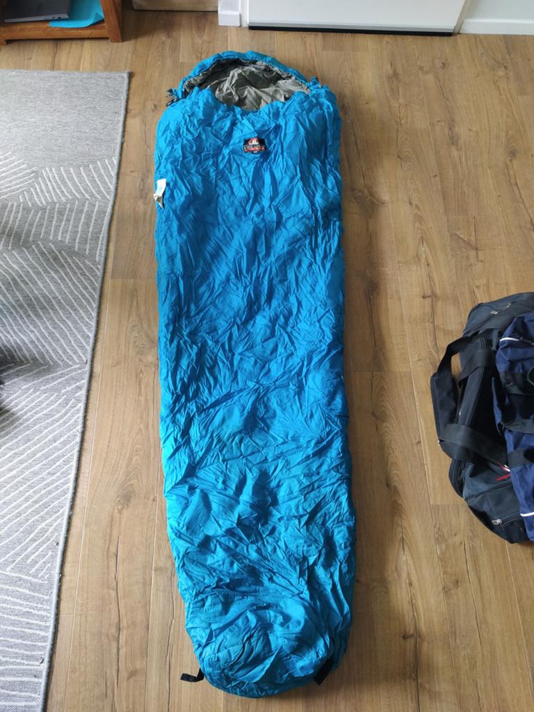 Mummieslaapzak, Caravans en Kamperen, Slaapzakken, Gebruikt, Ophalen