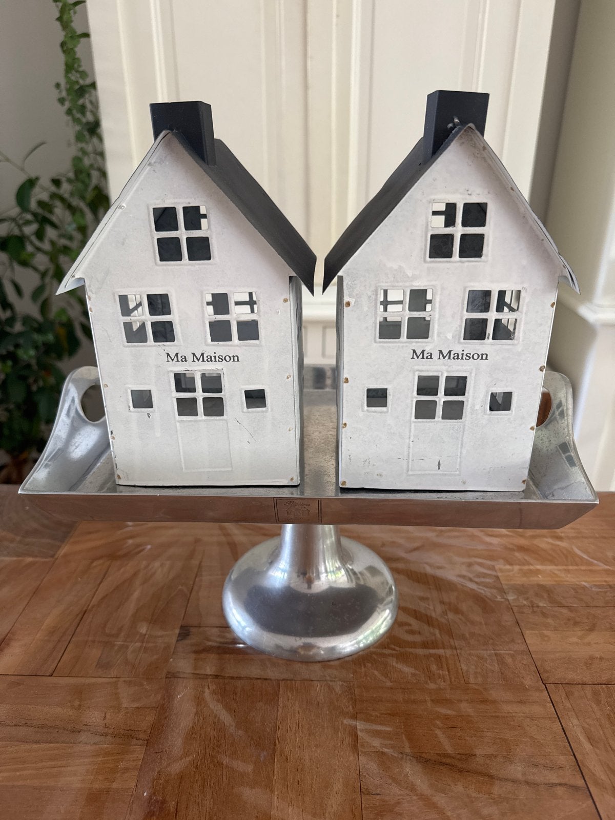 Riviera Maison huisjes (2 stuks), Huis en Inrichting, Woonaccessoires | Overige, Gebruikt, Ophalen of Verzenden, Landelijk, Metaal