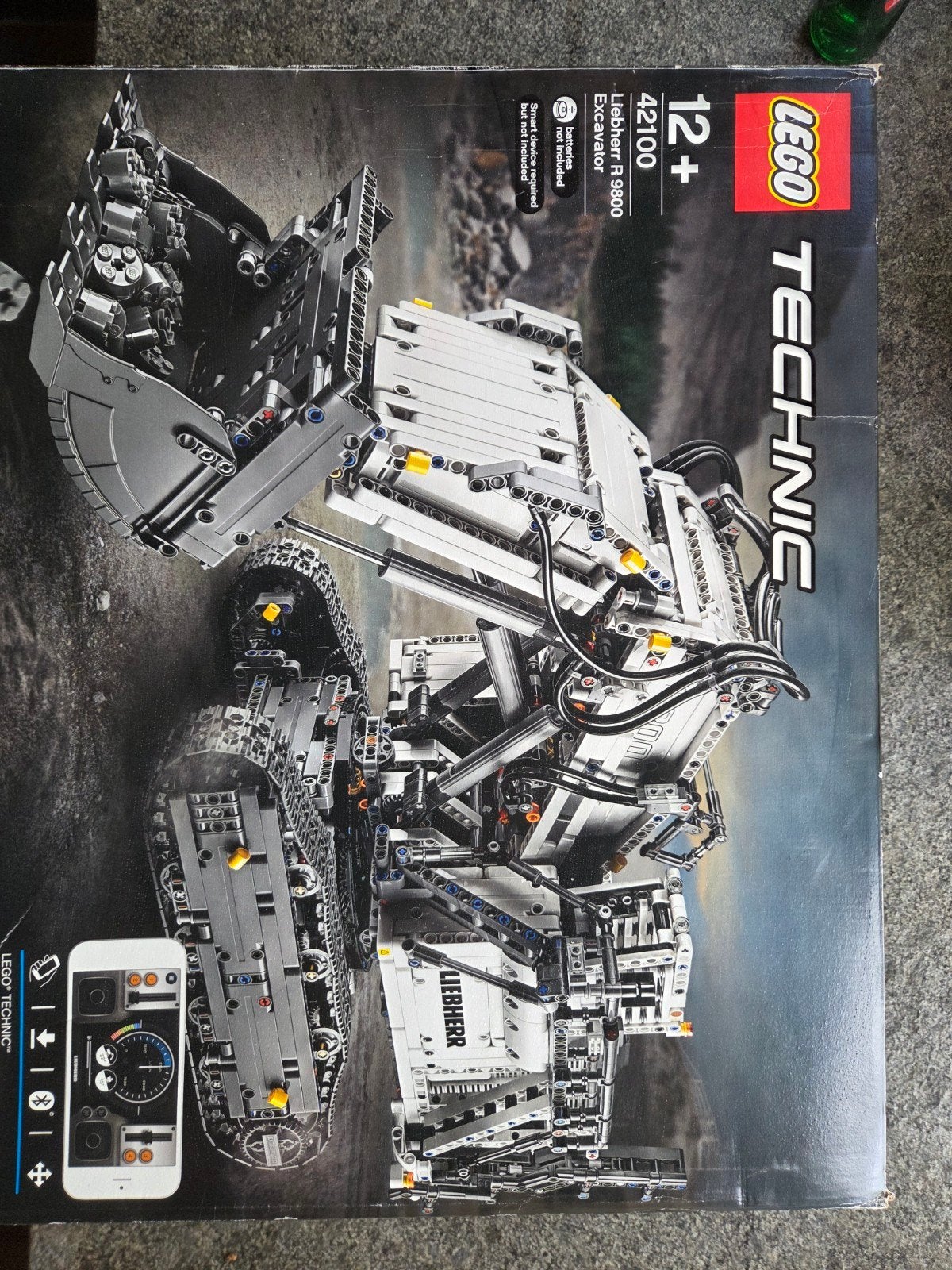 LEGO Technic 42100 Liebherr R 9800 Graafmachine, Ophalen of Verzenden, Zo goed als nieuw, Overige merken