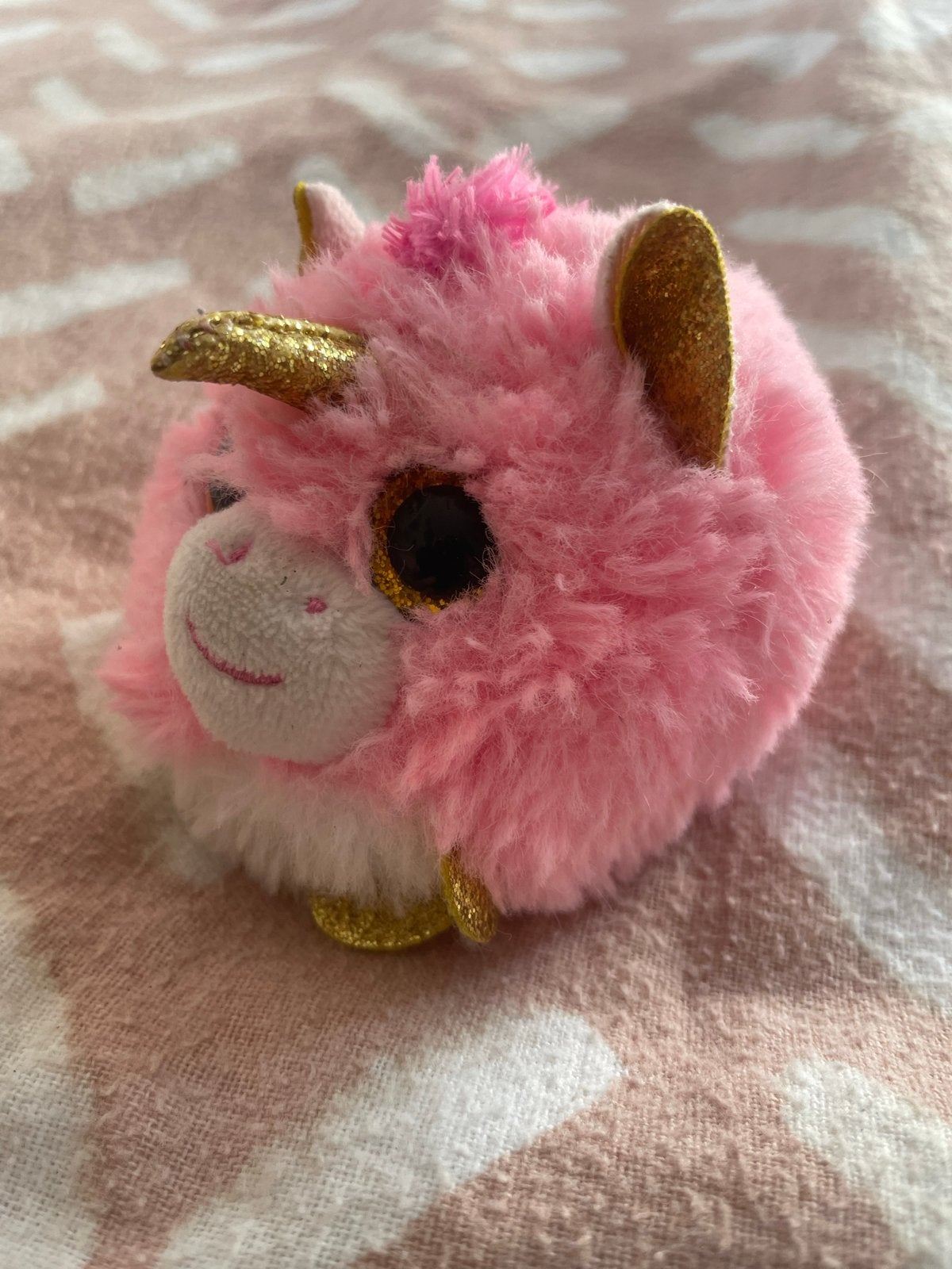 Ty Knuffel Eenhoorn Roze - Fantasia, Eenhoorn, Ophalen of Verzenden, Roze, Klein (minder dan 20 cm)