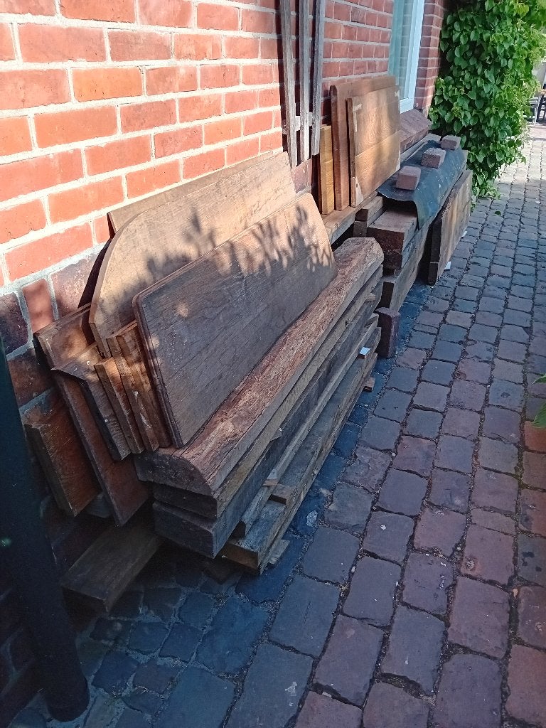 Timmerhout, gezaagd eiken. ca 0,5 kuub, Ophalen, Eiken, Nieuw, 200 tot 250 cm