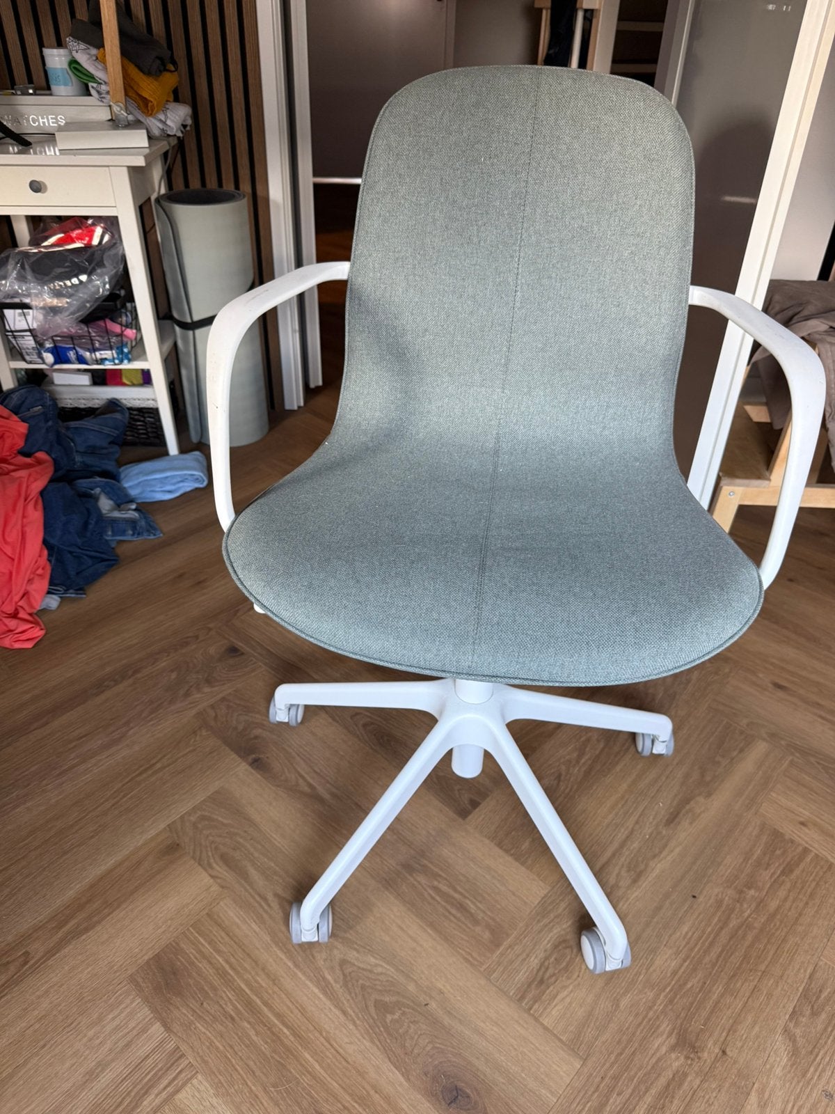 Bureaustoel Ikea Langfjall, Huis en Inrichting, Bureaustoelen, Ophalen, Zo goed als nieuw, Groen, Bureaustoel