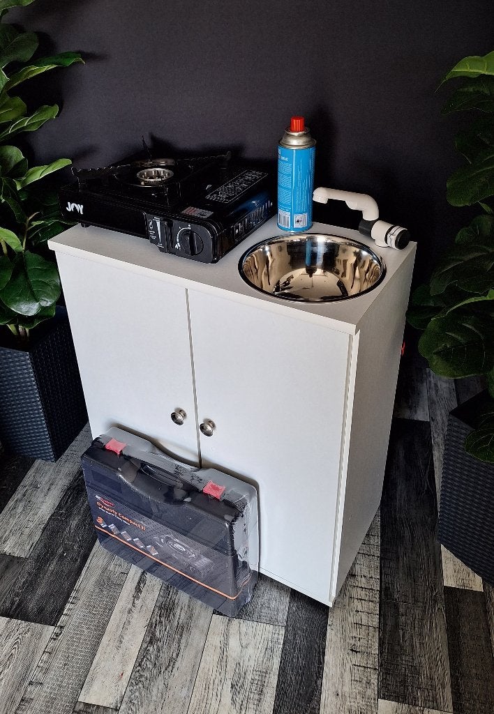 WIT Camper Keukenblokje Keukenblok 70 cm hoog, -, -, Nieuw, Ophalen of Verzenden