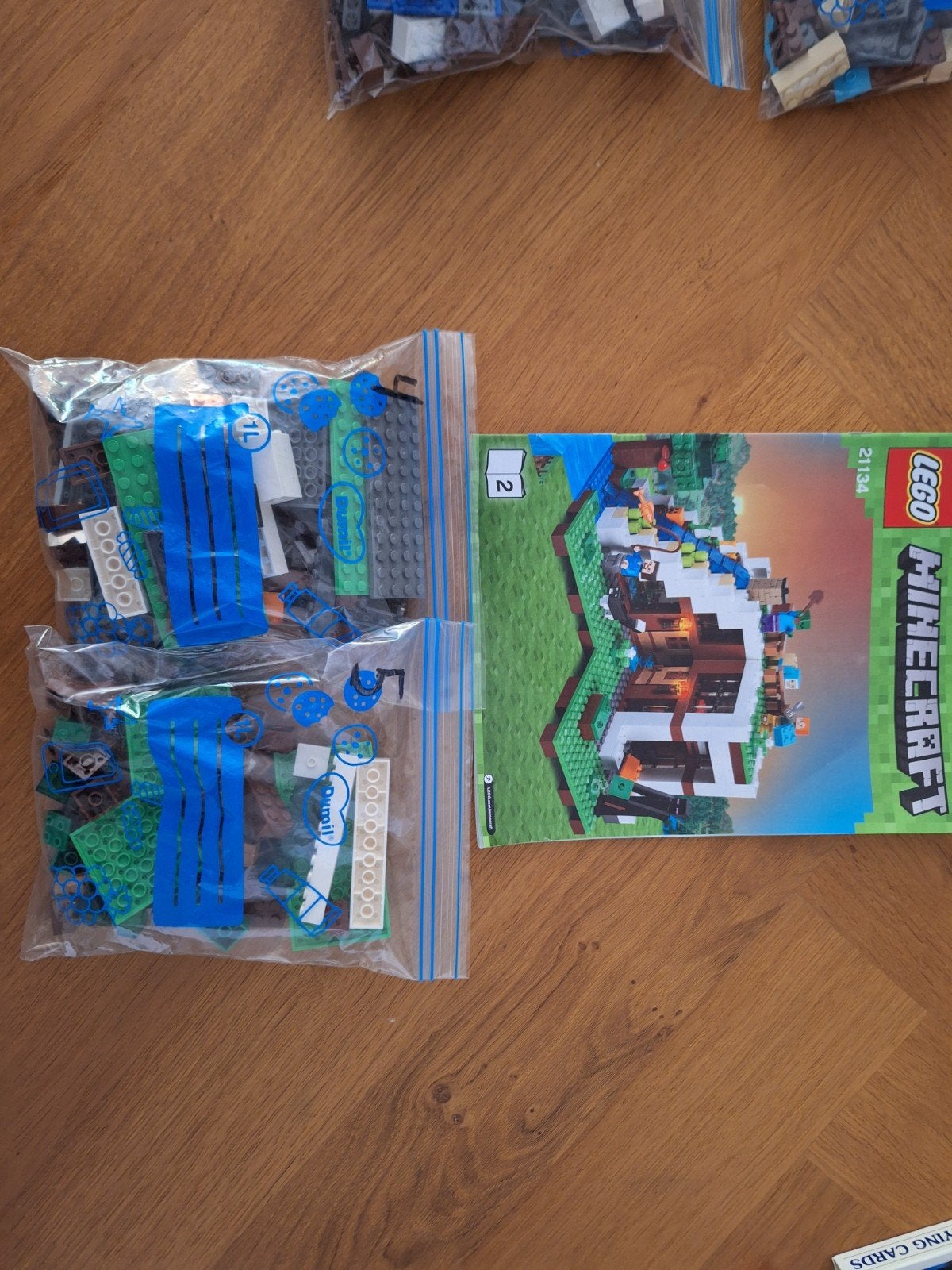 LEGO Minecraft 21134 De Watervalbasis met instructies, Ophalen, Minecraft, Lego, Zo goed als nieuw
