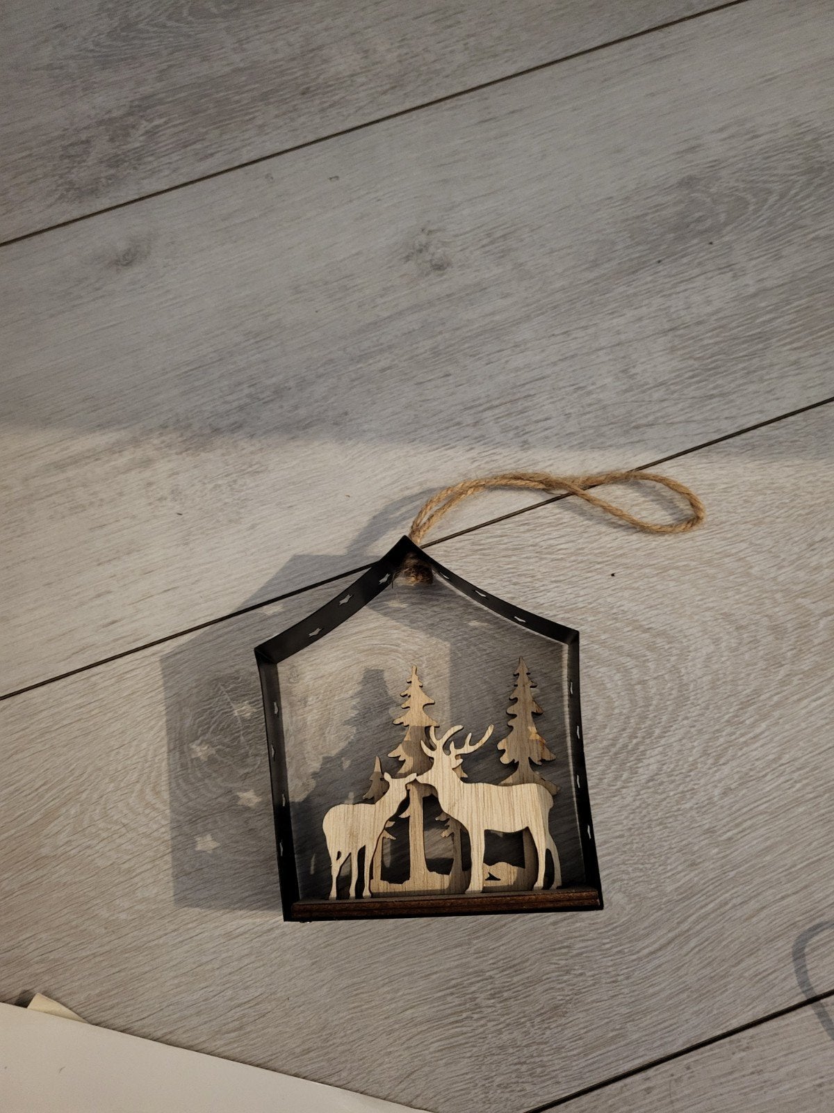 Kerst decoratie hanger rendier, Ophalen of Verzenden